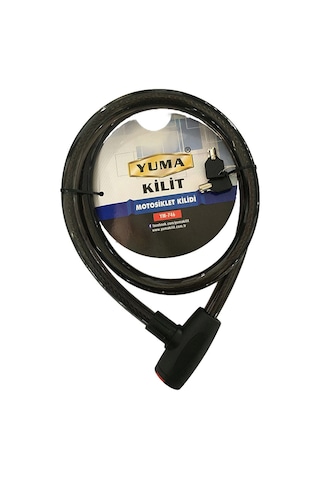 Yuma Ym-746 150 Cm 20 Mm Bisiklet / Motorsiklet Kilidi 1