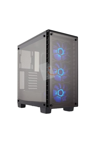Corsair Cc-9011101-Ww Crystal 460X Rgb Compact Temperli Cam Mid Tower Kasa