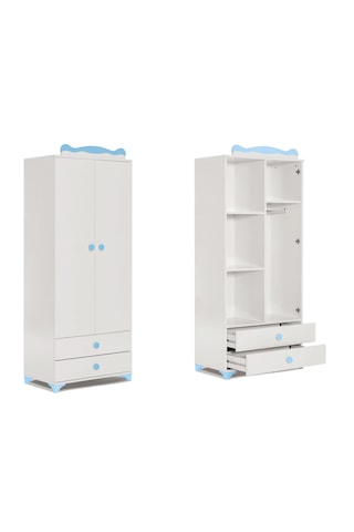 Patiko Sahra 970 2 Kapılı Bebek Odası Takımı Mavi