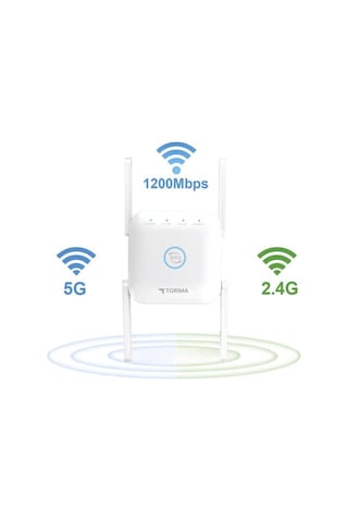Torima AC24 Wifi Pro Sinyal Yakınlaştırıcı Router Beyaz