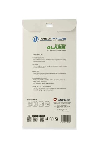 Newface Samsung Uyumlu Galaxy A23 4g 20d Premium Cam Ekran Koruyucu Arka Kapak