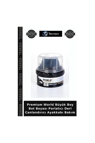 Terrien Premium World Büyük Boy Bot Boyası Parlatıcı Deri Canlandırıcı Ayakkabı Bakım Çok Renkli