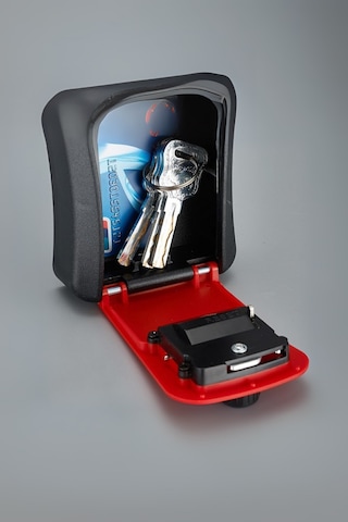 Büro Ev Ofis Güvenliği İçin Kırmızı Şifreli Mini Eşya Anahtar Saklama Kasası