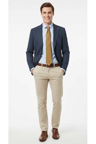 Presto Erkek Slim 6 Drop Örme Torba Cep Ceket Lacivert 1639-002 Lacivert