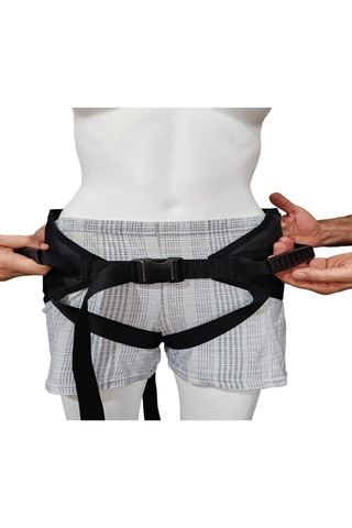 Ozclife Hasta Yürüteç Kemeri Bacak Arası Destekli Siyah Kemer