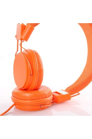 Telefon Bilgisayar Pc Oyun Mp3/4 - Sarı/mavi Turuncu İçin Mikrofon Seti İle Ep05 3.5mm Kablolu Kulaklıklar