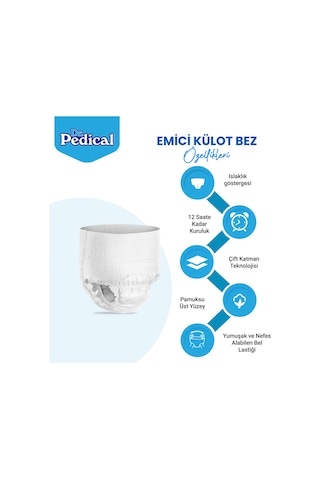 Dr.pedical Emici Külot Hasta Bezi L-large Beden 90 Adet L