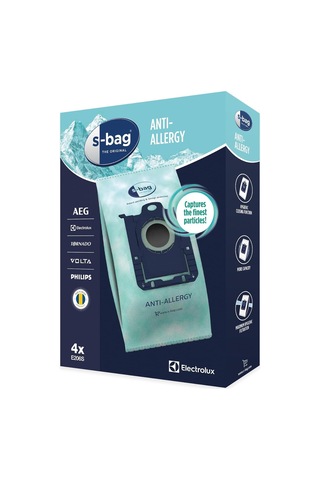 Electrolux E206s S-bag Anti-allergy 3 Katmanlı Elektrikli Süpürge Torbası / Yüksek Filtrasyon / Alerjen Azaltmaya Y