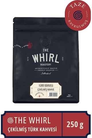 Kurukahveci Mehmet Efendi 25 x 100 G + The Whirl Çekilmiş Türk Kahvesi 250 G