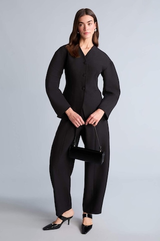 Defacto Fıtted V Yaka Krep Blazer Ceket H0904ax26smbk81 Siyah-bk81