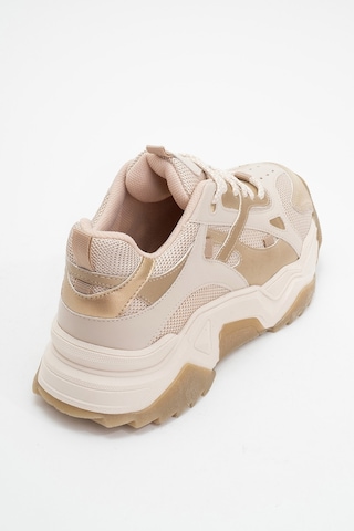 Luvishoes Luvi Shoes Lecce Bej Altın Kadın Spor Ayakkabı Bej - Altın