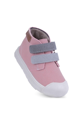 Kaptan Junior Kız Bebek Çocuk Botu Ortopedik İlkadım Kaymaz Taban Bmlk 550 Pembe