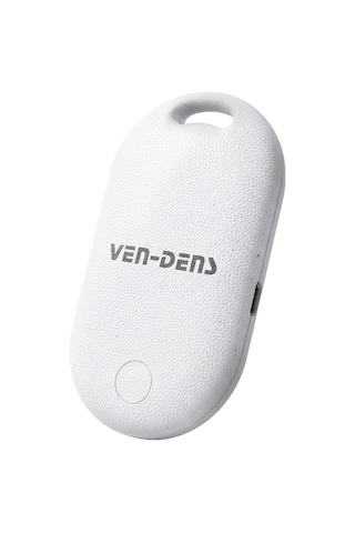 Ven-dens Vd-tag003 Find My Uyumlu Bluetooth Eşya Takip Cihazı, Anahtar, Cüzdan Ve, Beyaz