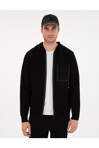 Pierre Cardin Erkek Siyah Hırka Triko 50296463-vr046 Siyah