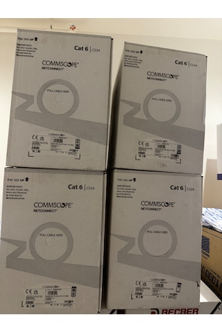 Commscope-amp Cat 6 Halogen Free Utp 23awg Lszh 305 Metre Beyaz