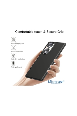 Honor 90 Elektrocase Serisi Silikon Kılıf - Siyah Al3340