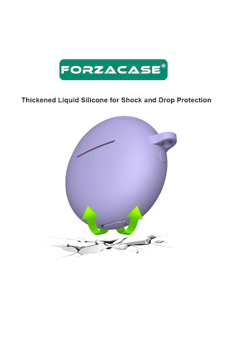 Forzacase Huawei Freebuds 7i İle Uyumlu Anahtar Askılıklı Bluetooth Kulaklık Kılıfı - Fc1134 Siyah