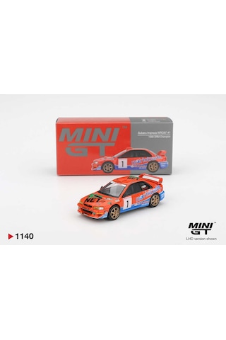 Mini Gt 1/64 1140 Subaru Impreza Wrc97 1 1999 Drm Champion