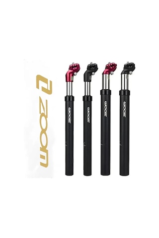 Motion003 1 Adet Zoom Alüminyum Bisiklet Koltuk Çubuğu 27.2mm Siyah Ayarlanabilir Dağ Bisikleti Süspansiyon Döpçük Mtb Yol Bisikleti İçin Altın