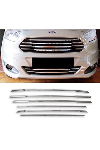 Ford Tourneo Courier Krom Ön Panjur 6 Prç P.çelik 2014-2018 Arası