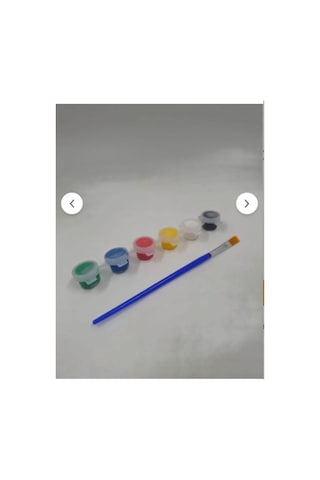 Akrilik Boya 6 Farklı Ana Renk 3'er Ml Haznede + Özel Akrilik Boya Fırçası Tüylenmez Çok Renkli Akrilik Boya 6 Farklı Ana Renk 3'er Ml Haznede + Özel Akrilik Boya Fırçası Tüylenmez Çok Renkli