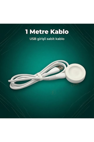 Ys-gt3 Manyetik Akıllı Saat Şarj Aleti Usb Kablolu 1 Metre Huawei Watch Gt 3 İle Uyumlu