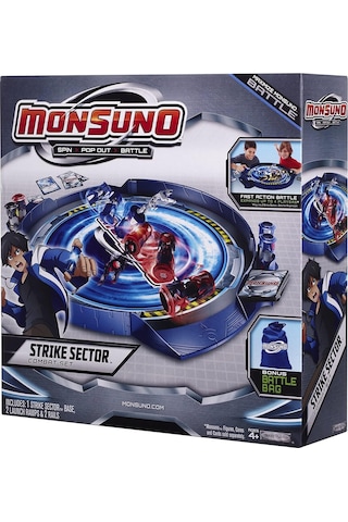 Monsuno, Lisanslı Mega Arena, 4 Adet Kapsül-4 Figür-4 Kart Full Oyun Seti