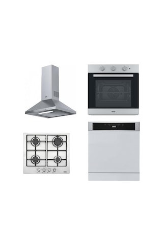 Franke FDL 6165 XS/600 - FHNL 604 XS - FSL 82 H XS - FDWS 614 Inox Ankastre Set