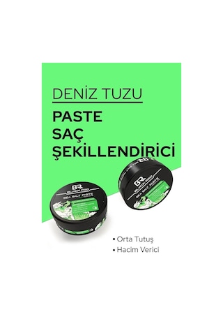 Black & Red Sea Salt Paste Saç Şekillendirici Mat Wax Medium 120 ML