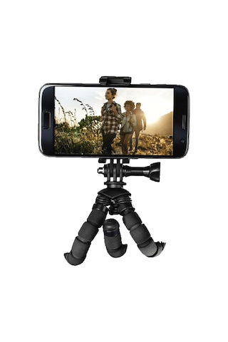 Hama Flex Akıllı Telefonlar ve Gopro Mini Tripod - Siyah