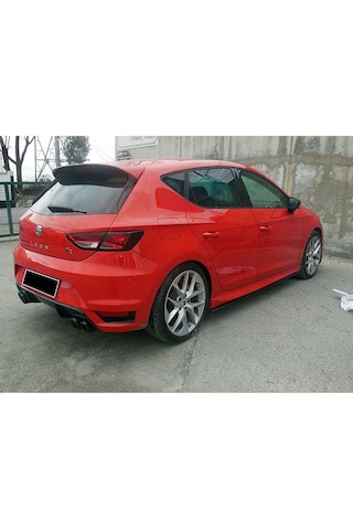 Seat Leon Mk3.5 Aero Marşpiyel Seti Mat Siyah Plastik 2017-2020