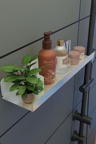 Risingmaber 3m Ultra Güçlü Yapışkanlı Beyaz Mutfak&banyo Rafı, Çok Amaçlı Organizer Raf Mt95b Diğer