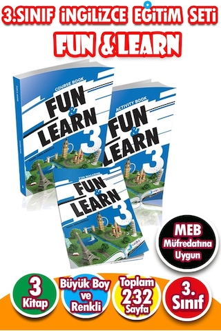 3. Sınıf İngilizce Eğitim Seti Fun & Learn