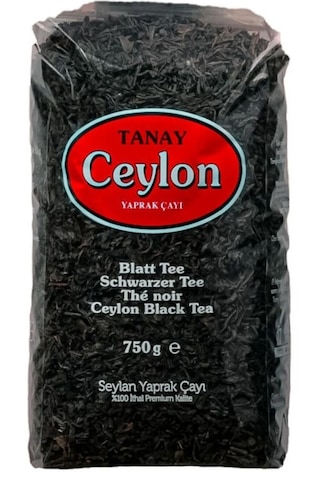 Tanay Ceylon İthal Yaprak Seylan Çayı 750 G