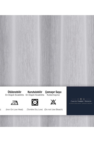Gauze Fabric Design Bambu İpeksi Dokulu Tül Perde Normal Pile 1 X 2.5 Optik Beyaz