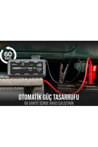 Noco Genius Gb250 12v 5250amp Ultrasafe Lityum Akü Takviye + Powerbank + Led Lamba Fr Gb250