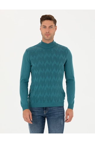 Pierre Cardin Erkek Petrol Triko Kazak 50278099-vr102 Petrol