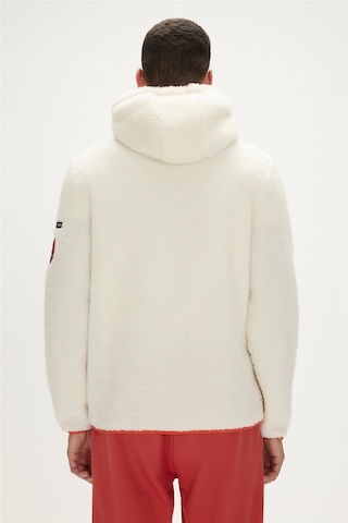 Bad Bear Shaggy Plush Full-zip Marshmallow Beyaz Peluş Erkek Kapüşonlu Sweatshirt-beyaz Beyaz