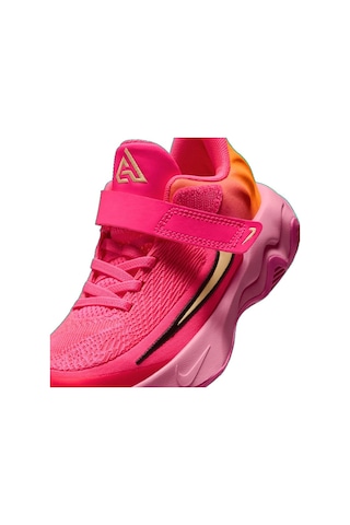 Nike Giannis Immortality 4 Ps 'hyper Pink Total Orange' Cırtlı Çocuk Basketbol Ayakkabısı-sportxstore Pembe