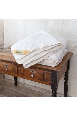 Othello Classico Cottina Çift Kişilik Pamuk Yorgan 195X215 Cm Beyaz