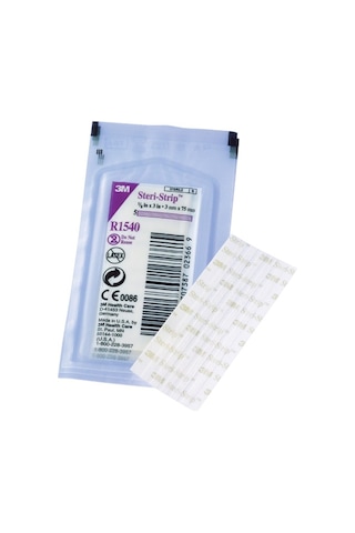 3M Steri-Strip R1547 Yara Dikiş Bandı 12 x 100 MM Beyaz