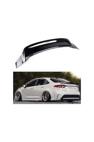Autogp Toyota Corolla Bagaj Üstü Spoiler Jdm Siyah Boyalı 2019+ Bg-ty21 01 021