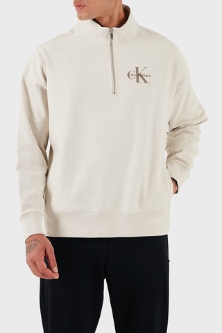 Calvin Klein Erkek Sweat Lv04rd236g 67u Beyaz Beyaz