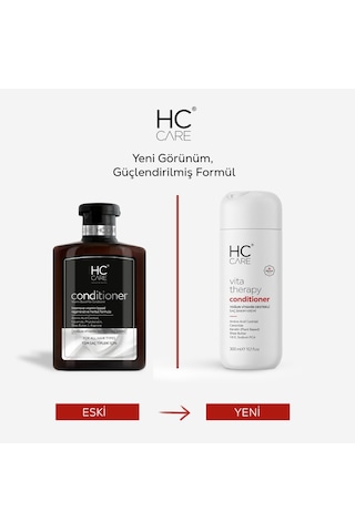 Hc Care Bitkisel Bakım Şampuanı + Yoğun Vitamin Destekli Saç Kremi 2 x 300 ML