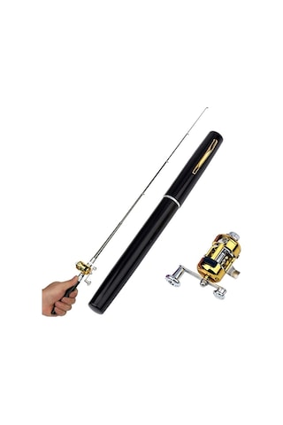 Valkyrie 1 Metre Teleskopik Mini Cep Olta Seti Kalem Kamış Olta