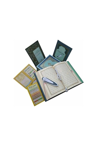 Hayrat Kur'An Okuyan Kalem Kur'An Yeşil - Orta Boy - Karton Kutul N11.39249