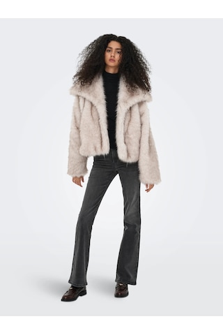 Only Onldawn Faux Fur Sentetik Kürklü Kadın Ceket 15348977 Taş