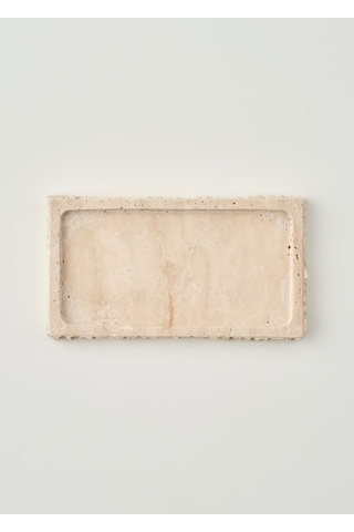 Bella Maison Ephesus Traverten Dekoratif Tabak Naturel 14x27 Cm
