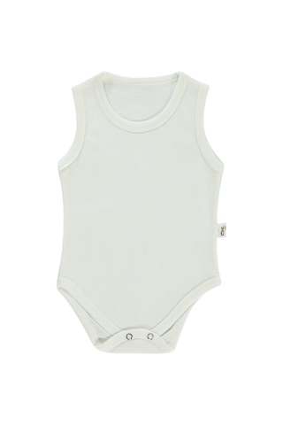 Civil Baby Bebek Çıtçıtlı Badi 1-3 Yaş Beyaz 14k31202523w3 Beyaz