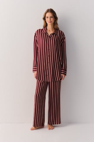 Suwen Stripe Romance Pantolon Sh26409624921 Çok Renkli